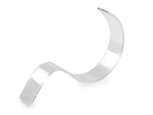 Premium Clear Acrylic Belt and Tape Display Stand - Elegant Countertop Organizer for Retail and Home Use