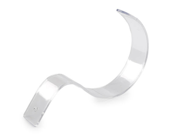 Premium Clear Acrylic Belt and Tape Display Stand - Elegant Countertop Organizer for Retail and Home Use