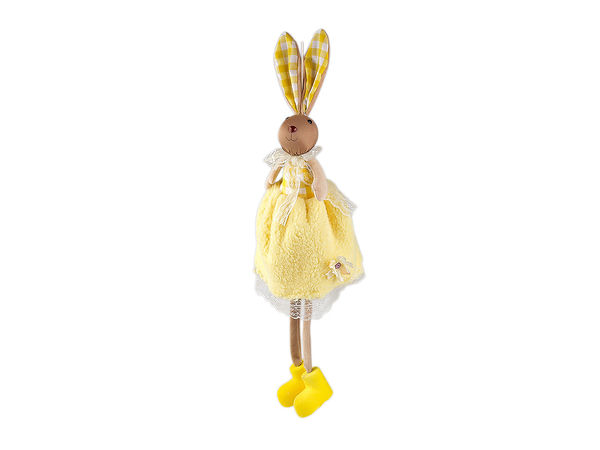 Plush Dangle-Leg Easter Bunny Hanging Figurine - Spring Home Decoration
