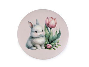 Cute Animal Compact Cosmetic Mirror - Portable Dual-Sided Pocket Mirror for Travel and Daily Makeup Touch-Ups