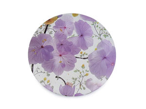 Floral Compact Cosmetic Mirror - Double-Sided Pocket Makeup Mirror for Handbag and Travel