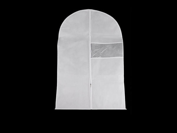 Premium Breathable Garment Cover (60x100 cm) - Dustproof Clothes Protective Bag with Clear Window and Full Zipper