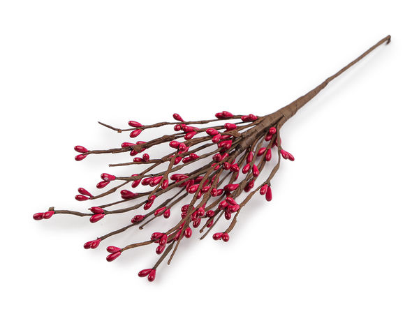 Flexible Shapeable Artificial Branch with Buds on Wire - Premium Floral Stem for DIY Crafts, Wreaths & Flower Arrangements