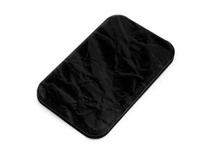 Compact Folding Travel Makeup Mirror with Integrated Stand and Elegant Marble-Pattern Case