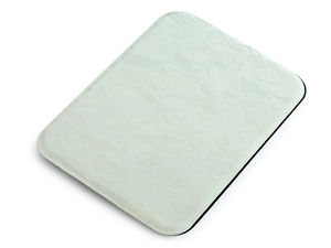 Premium Folding Travel Makeup Mirror with Integrated Stand and Elegant Marble-Pattern Case