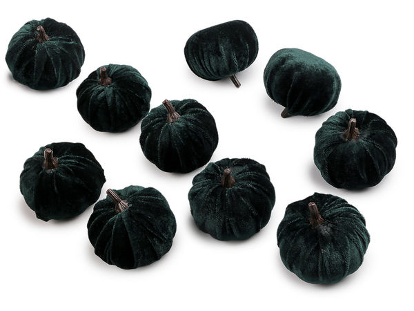 Premium Decorative Velvet Pumpkin for Autumn Crafting & Seasonal Decor