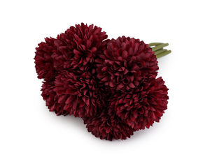Premium Artificial Dahlia Flower Bouquet - Realistic 7-Stem Faux Floral Bunch for Vases, Crafts & Wreaths