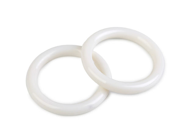 Premium Multipurpose Plastic Rings (Ø20 mm) for Curtains, Crocheting, and DIY Crafts