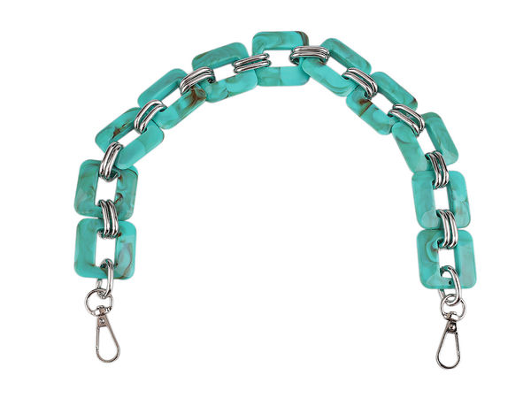 Premium Replacement Bag Handle Chain with Carabiner Clasps (48 cm)