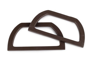 Premium Solid Wood Bag Handles - Varnished Wooden Handles for DIY Handbags, Purses, and Totes