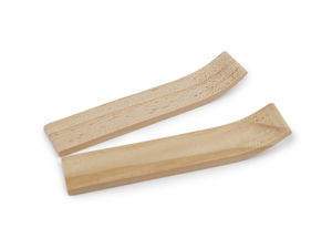 Natural Unfinished Wooden Skis for Winter & Christmas Craft Decoration