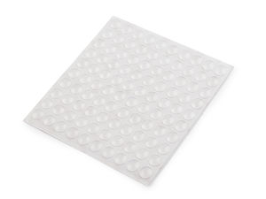 Premium Transparent Self-Adhesive Silicone Anti-Slip Pads | 100-Pack, 10mm Bumper Dots for Cabinets, Drawers & Electronics