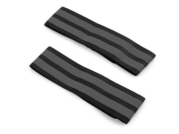 Adjustable Reflective Elastic Sports Band for Arm and Leg - High-Visibility Safety Strap with Hook-and-Loop Fastener (4cm Width)