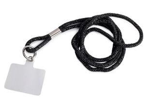 Premium Rhinestone Mobile Phone Lanyard - Universal Wrist Strap, Keychain & Bag Charm with Secure Insert
