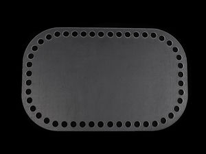 Transparent Basket Bottom Base for Crocheting and Purse Making - 17x27 cm (48 Holes)