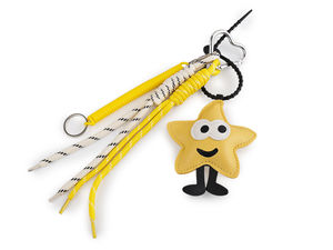 Cute Spiral Spring Charm Keychain & Backpack Pendant Set – Dog, Star, and Apple Handbag Accessories