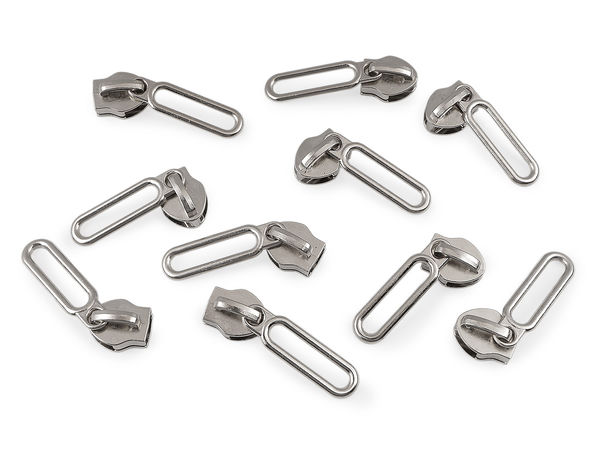 Premium Metal Zipper Slider for No. 10 Nylon Spiral Zippers - Non-Locking