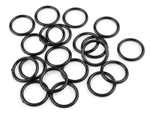 Multipurpose Plastic Craft and Curtain Rings (Ø25 mm) - For Drapery, Crocheting & DIY Projects