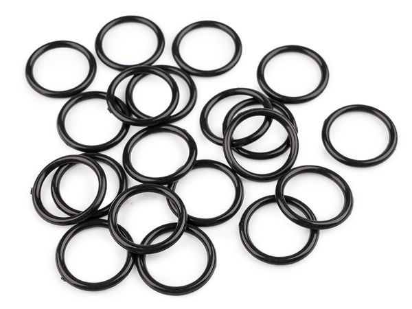 Multipurpose Plastic Craft and Curtain Rings (Ø25 mm) - For Drapery, Crocheting & DIY Projects