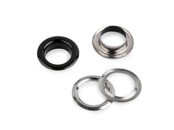 Premium Metal Grommets with Washers (8mm Inner / 13mm Outer Diameter) - Rust-Resistant Eyelets for Haberdashery and Crafts
