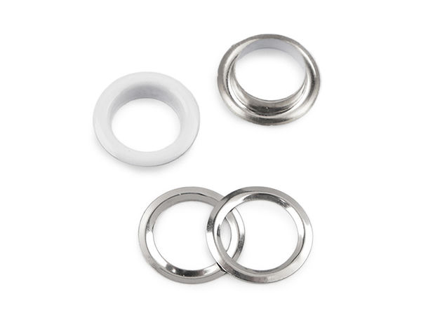 Premium Rust-Proof Metal Grommets with Washers (10mm Inner / 15mm Outer) - Professional Haberdashery Eyelets