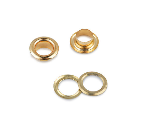Premium Rust-Proof Metal Grommets with Washers - 5 mm Inner / 8 mm Outer Eyelets