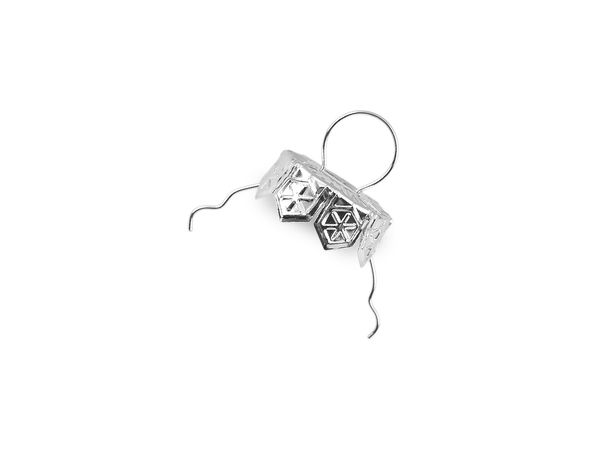 Premium Christmas Ornament Caps with Spring Wire Loop Hangers