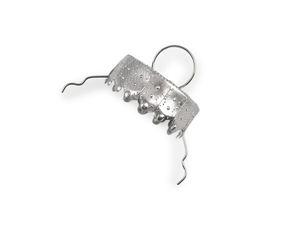 Premium Ornament Caps with Spring Wire Loop Hangers for Christmas Baubles and Crafts