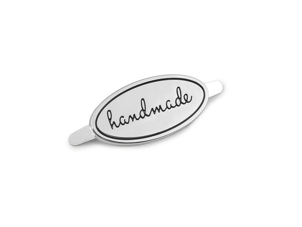 Premium Metal Handmade Label Tags for Bags, Purses, and Crafts