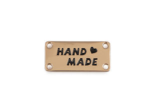 Premium Metal Sew-On Handmade Labels for Bags, Purses, and Knits