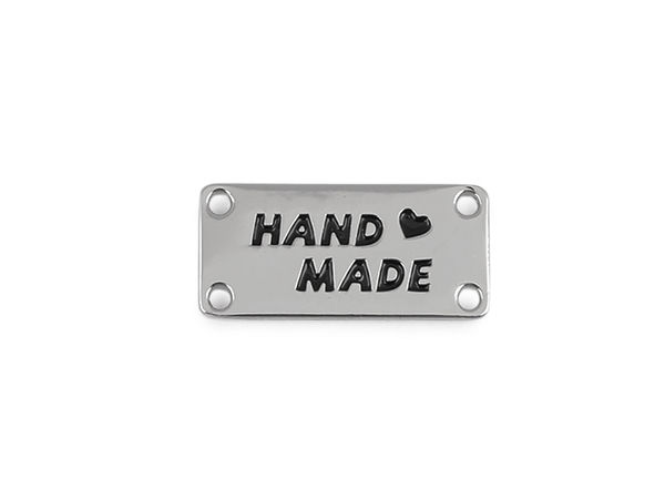 Premium Metal Sew-On Handmade Labels for Bags, Purses, and Knits