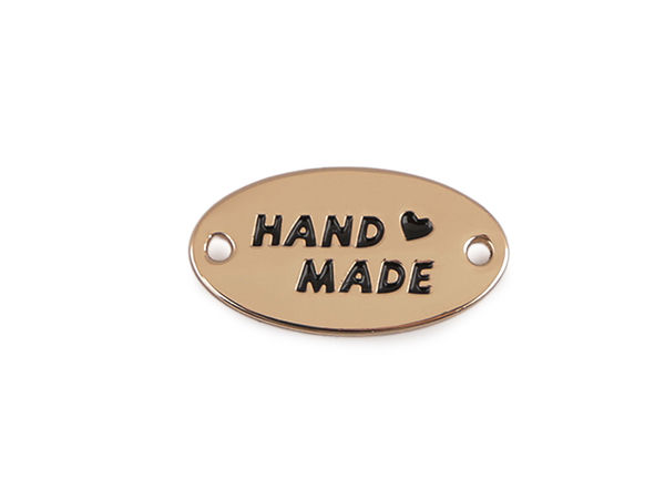 Premium Metal Sew-On Handmade Labels for Bags, Purses, and Knits