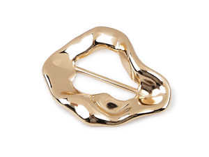 Premium Pink Gold Metal Designer Buckle for Clothing and Swimwear (45mm)
