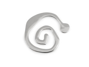 Premium Spiral Metal Decoration for Swimwear and Clothing - Flat Profile Ornament