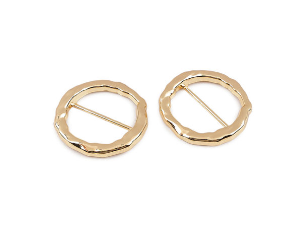 Premium Designer Metal Buckle for Swimwear and Clothing - Fits 38mm