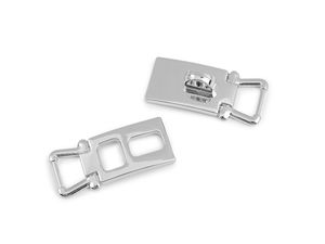 Premium Decorative Metal Fastener for Handbags and Accessories - Fits 10 mm, Nickel