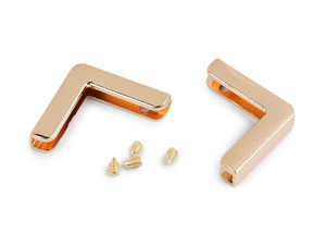 Premium Metal Corner Protectors and Screw-On Hardware Accessories for Handbag and Purse Making
