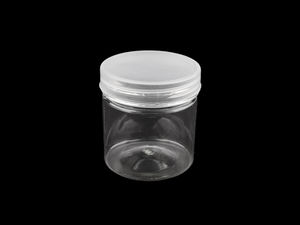 Transparent Plastic Craft Storage Tube with Screw Lid (Ø5.6 cm) | Clear Round Organizer & Packaging Box