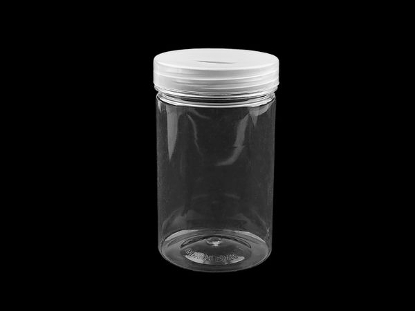 Transparent Plastic Storage Tube with Screw Lid, 5.6cm Diameter – Clear Organizer for Crafts, Beads & Sewing Supplies