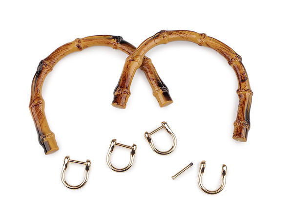 Premium Imitation Bamboo Bag Handles for DIY Handbag & Purse Making