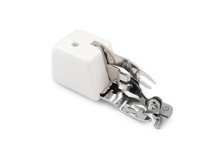 Professional Side-Cutter Overlock Sewing Machine Presser Foot - Nickel Finish