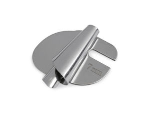 Industrial Sewing Machine Hemming and Edge Stitching Folder Attachment - Nickel Finish