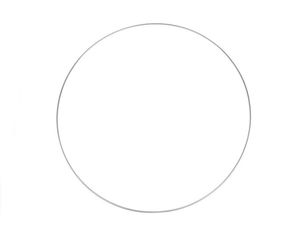 Premium Welded Metal Craft Hoop - 40 cm Round Frame for DIY Dreamcatchers, Wind Chimes, and Florals