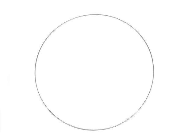Premium Welded Metal Craft Hoop - 40 cm Round Frame for DIY Dreamcatchers, Wind Chimes, and Florals
