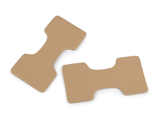 Premium Eco-Leather Handle Strap Connector Tabs | Handbag & Purse Making Supplies