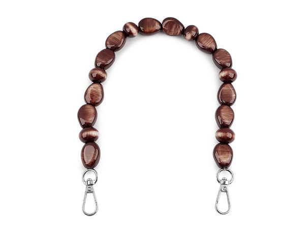 Elegant Metal Handbag Handle and Decorative Chain Strap, 43 cm