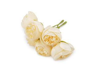 Premium Artificial Buttercup Flower Clusters - 3-Flower Stems for Crafts, Floral Arrangements, and DIY Decor