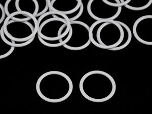 Premium Metal Lacquered O-Rings (15mm) for Lingerie and Swimwear