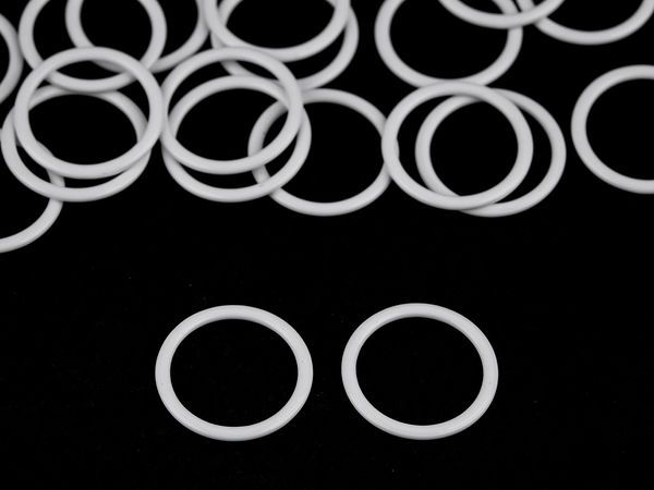 Premium Metal Lacquered O-Rings (15mm) for Lingerie and Swimwear