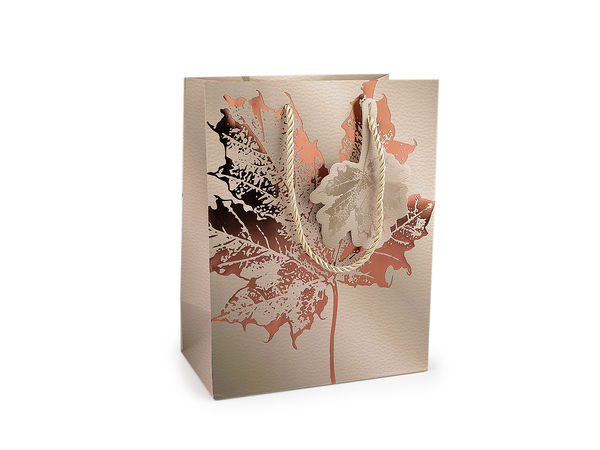 Premium Leaf Motif Gift Bags and Sachets - 18x23 cm